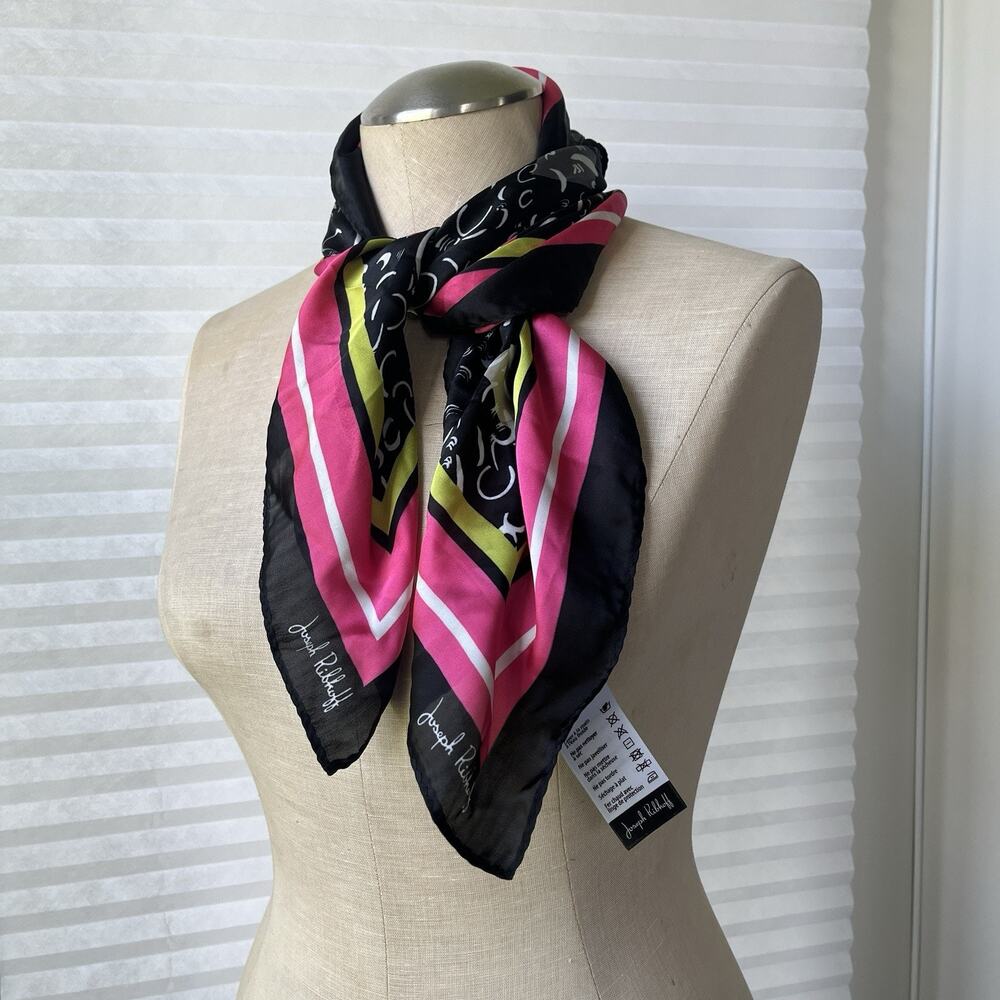 Joseph Ribkoff Multicolor Square Scarf, modern, whimsical, colorful, vacation